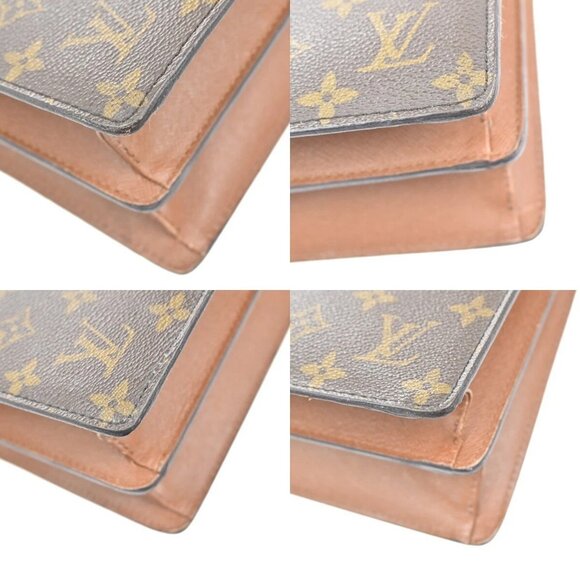 LOUIS VUITTON Courcelles Shoulder Bag Monogram Leather Brown M51375 86YH461 - Picture 7 of 16